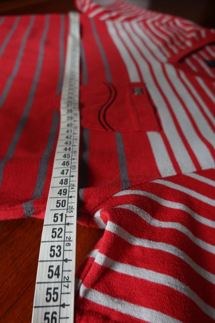 Stylistic Elvee red striped t-shirt with pocket size XL – photo 10